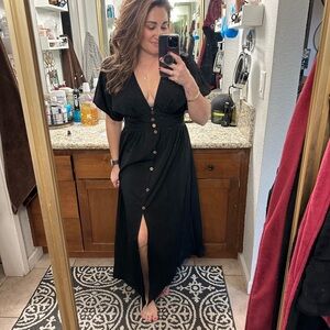 Black maxi dress for sale!